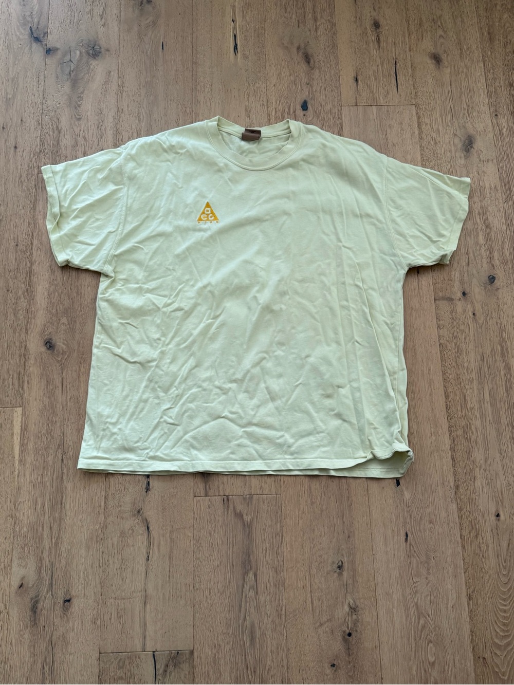 Nike ACG Light Yellow Logo T-Shirt